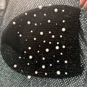 Karl Lagerfeld Beaded Beanie